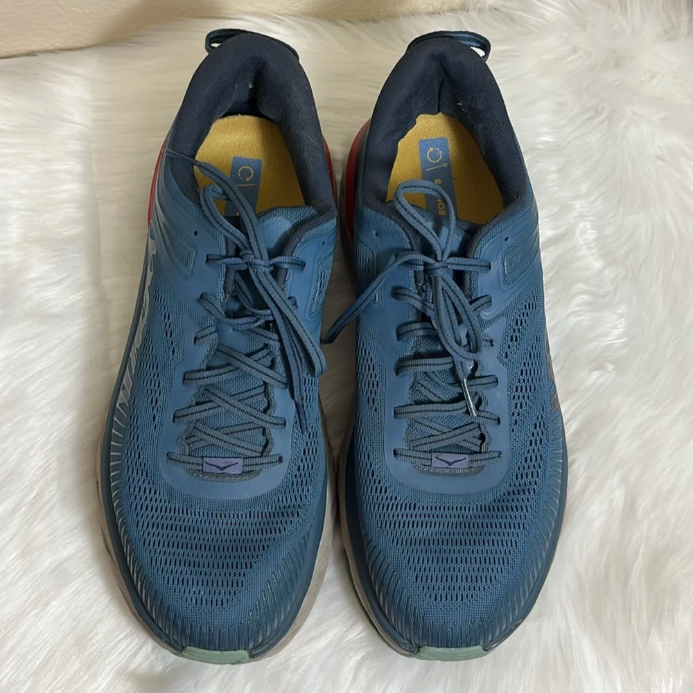 Hoka Men's Blue Bondi 8 Athletic Shoes